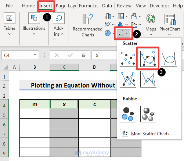 How to Graph a Linear Equation in Excel (with Easy Steps)