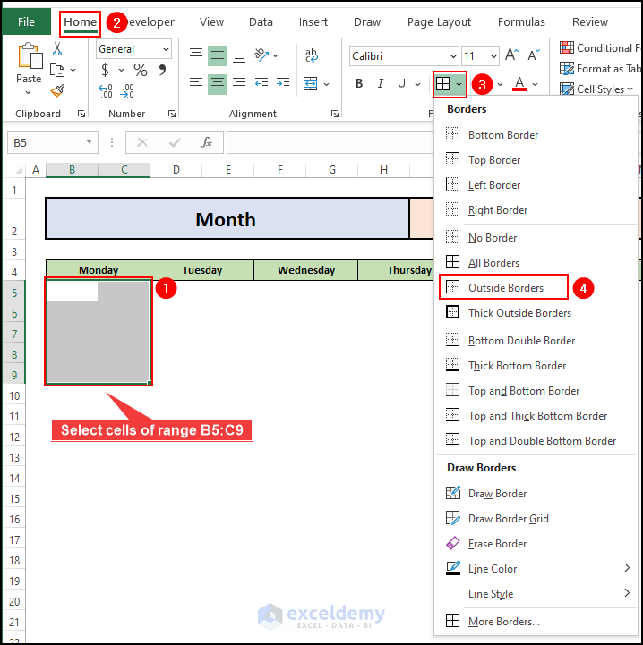  How To Make A Blank Calendar In Excel Download Free Template 