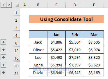 How To Merge Multiple Sheets In Excel (3 Easy Ways) - ExcelDemy