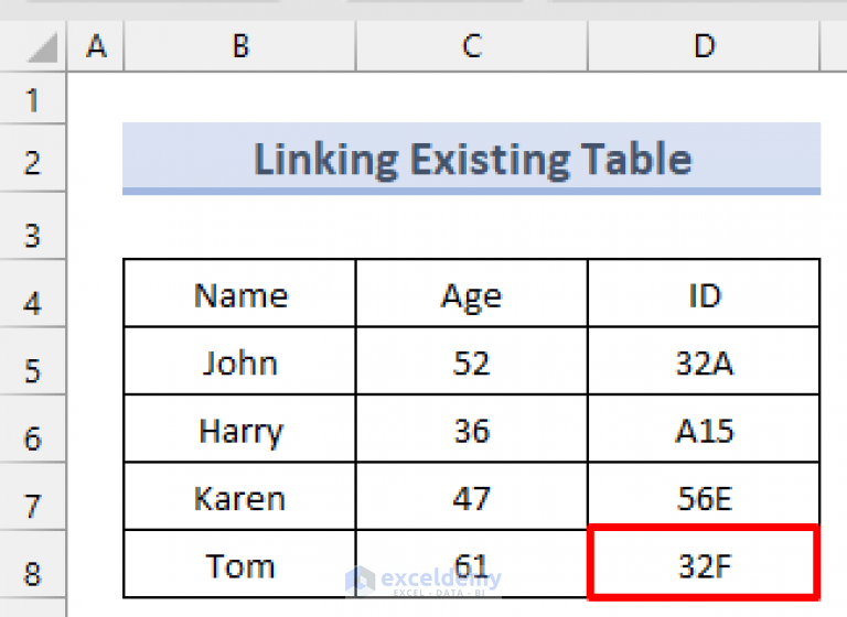 How to Mirror Table on Another Sheet in Excel (4 Easy Methods)