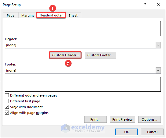 How To Set Header In Excel For All Pages 2 Quick Ways 