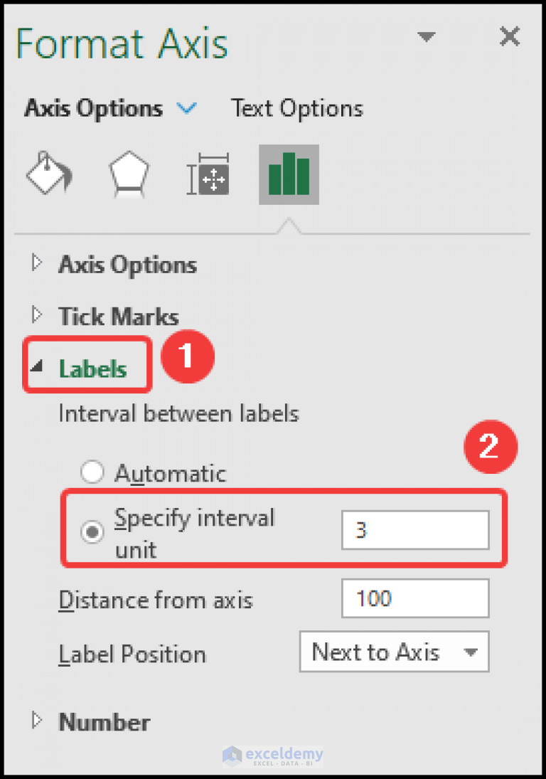 How To Set Intervals On Excel Charts 2 Suitable Examples 