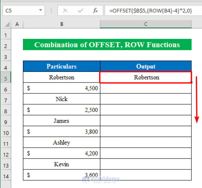 how-to-skip-cells-when-dragging-in-excel-4-easy-methods