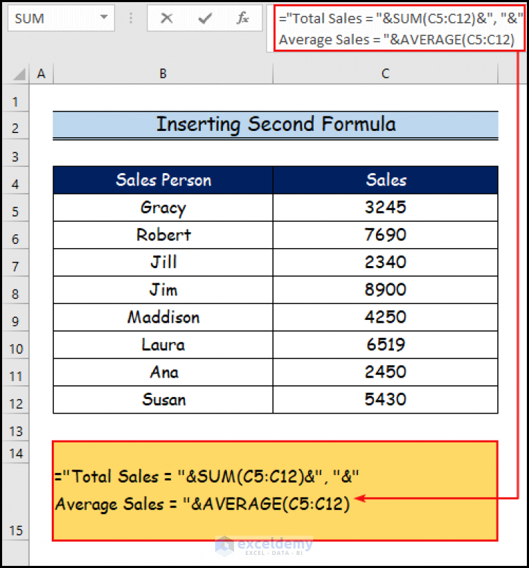 How To Use Multiple Formulas In One Cell In Excel Tech Guide