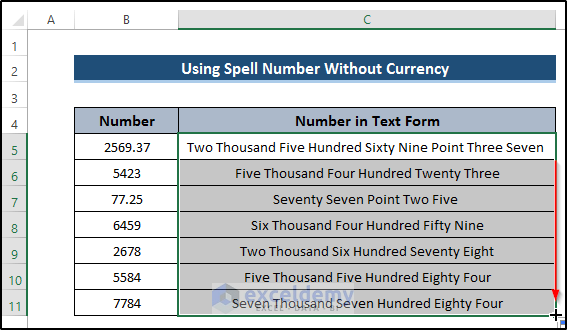 how-to-use-spell-number-in-excel-2-suitable-examples