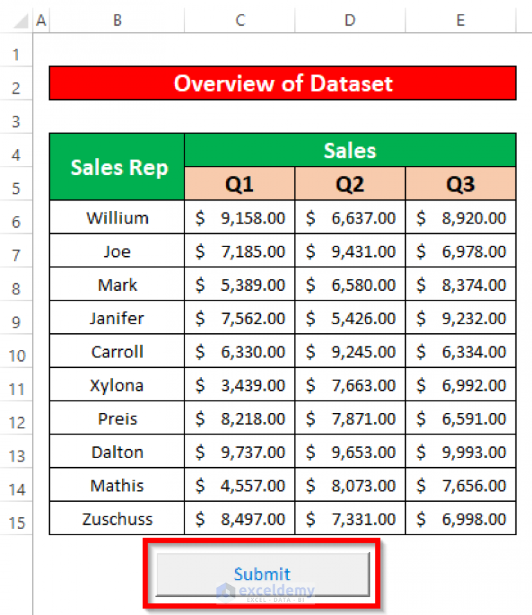 how-to-use-vba-code-for-submit-button-in-excel-with-easy-steps