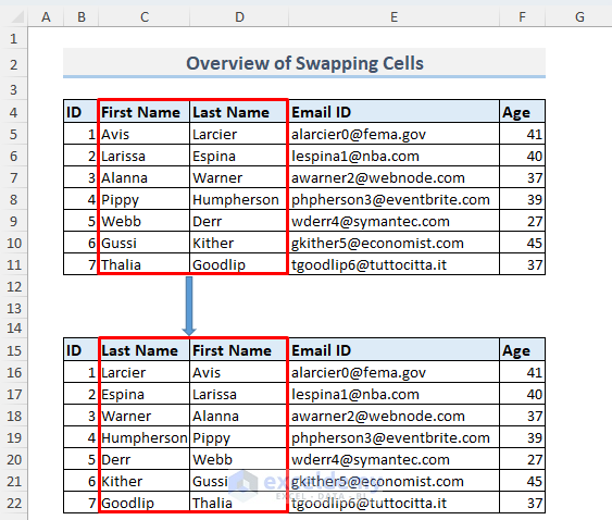 how-to-swap-cells-in-google-sheets-youtube