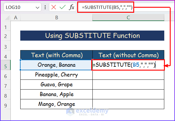 how-to-remove-comma-in-excel-using-formula-2-ways-exceldemy