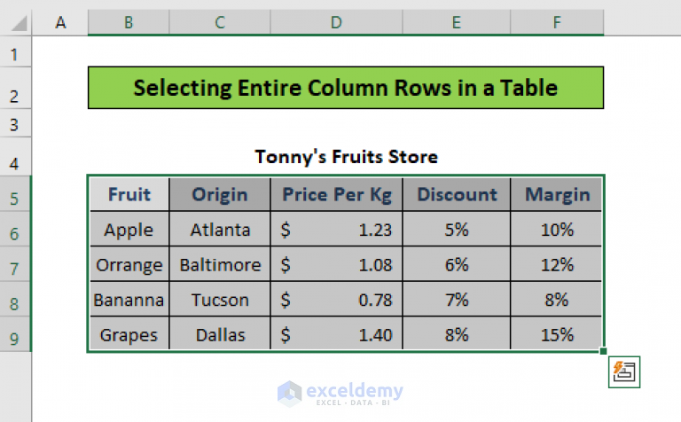 how-to-select-all-rows-to-below-in-excel-3-easy-methods