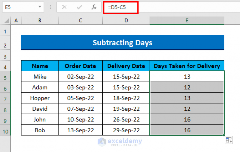 how-to-calculate-days-with-aging-formula-in-excel-exceldemy