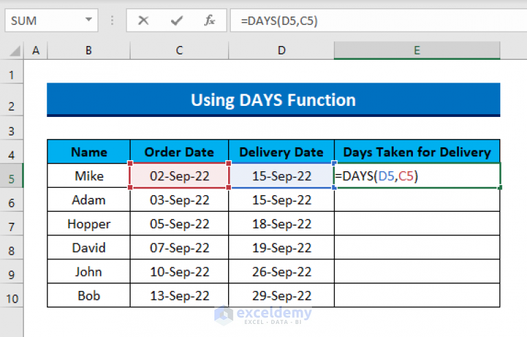 how-to-calculate-days-with-aging-formula-in-excel-exceldemy