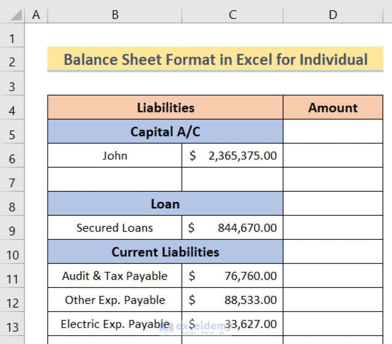 how-to-make-balance-sheet-format-in-excel-for-individual