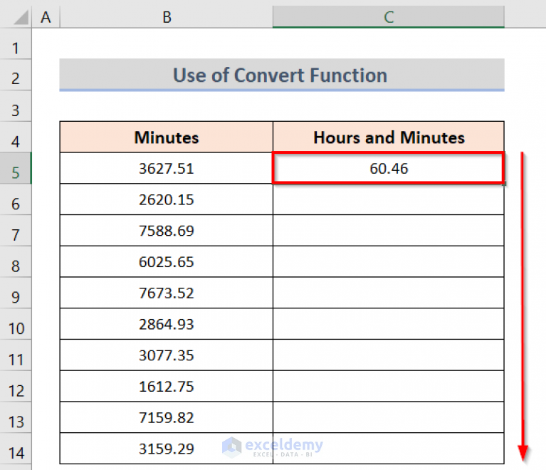 How To Convert Minutes To Hours And Minutes In Excel 