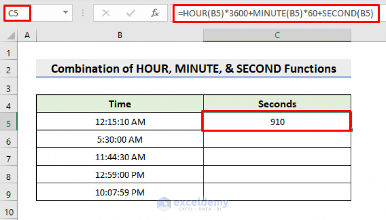 how-to-convert-time-to-seconds-in-excel-3-easy-methods