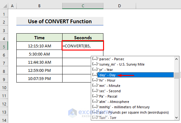 How To Convert Time To Seconds In Excel 3 Easy Methods 