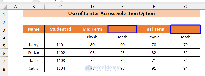 How To Create A Table With Merged Cells In Excel JOE TECH