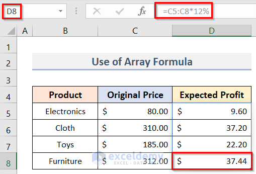 How to Apply Formula to Entire Column Without Dragging in Excel