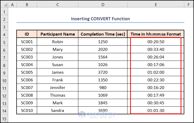 Excel Convert Seconds To Hh Mm Ss 7 Easy Ways ExcelDemy