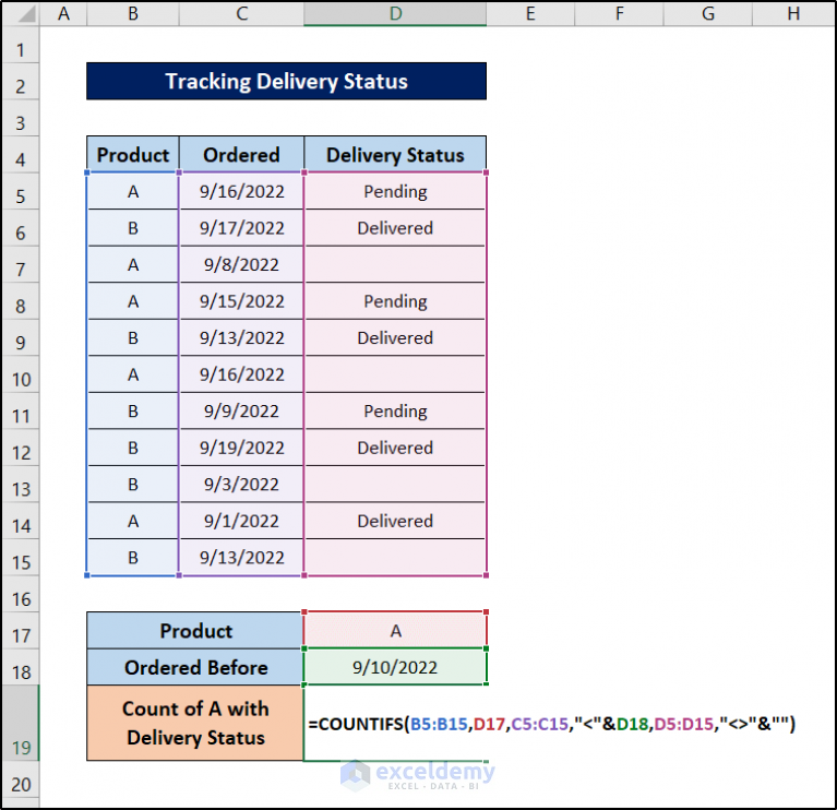 excel-countifs-with-multiple-criteria-and-or-logic-3-examples