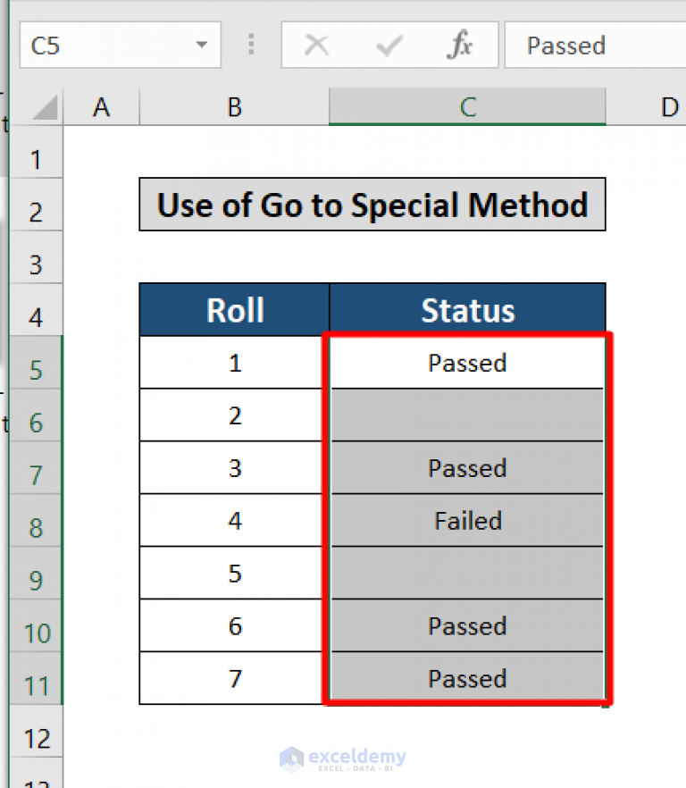 How To Fill Empty Cells With Default Value In Excel - ExcelDemy