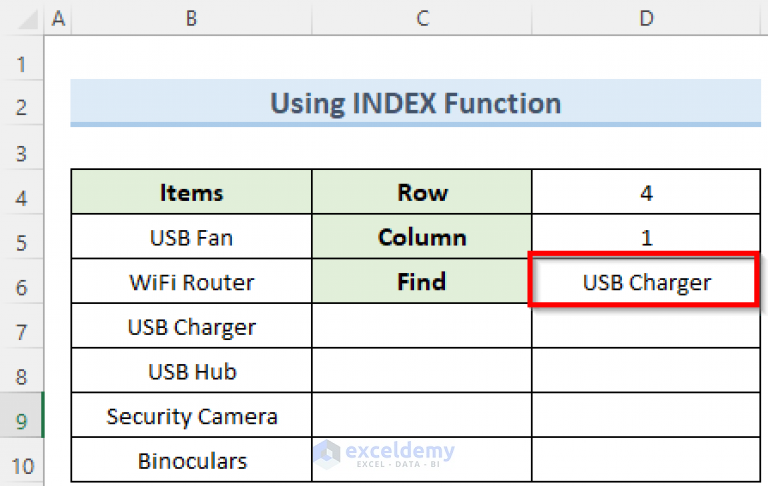 How To Get Cell Value By Row Number In Excel