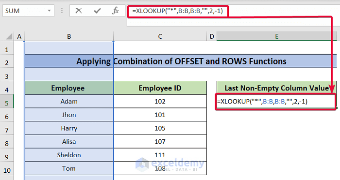 how-to-go-to-last-non-empty-cell-in-column-in-excel-9-easy-ways