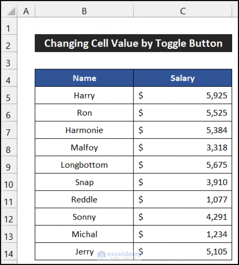 how-to-change-cell-value-using-toggle-button-in-excel