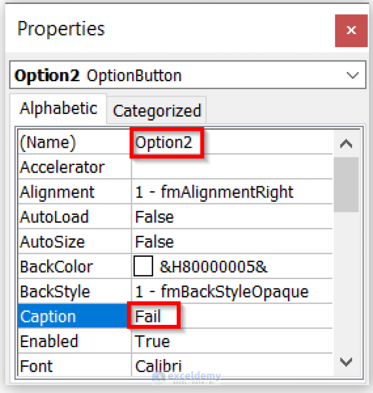 How To Create And Apply Option Button Click Event In Excel Vba 9842