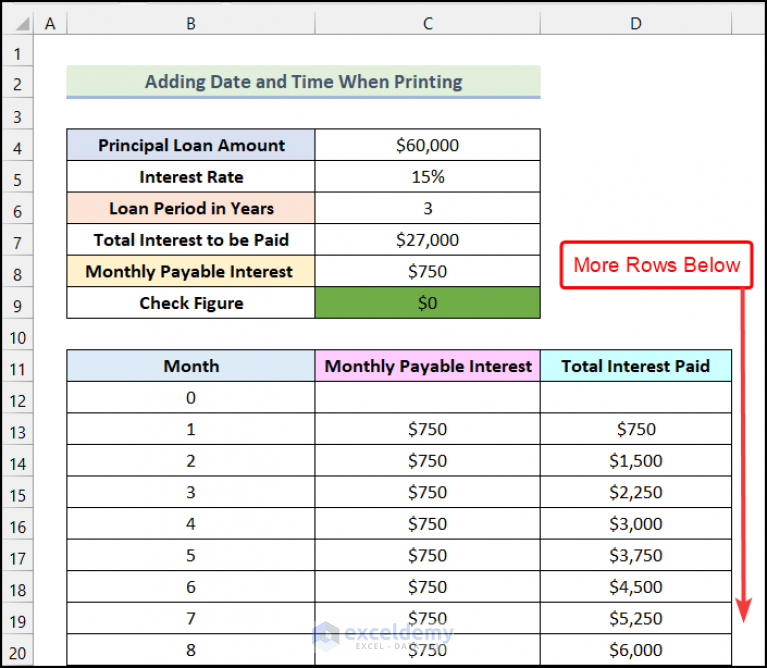 how-to-add-date-and-time-in-excel-when-printing-3-easy-ways