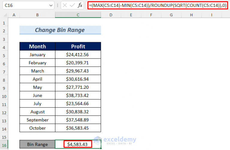 How to Change Bin Range in Excel Histogram (with Quick Steps)