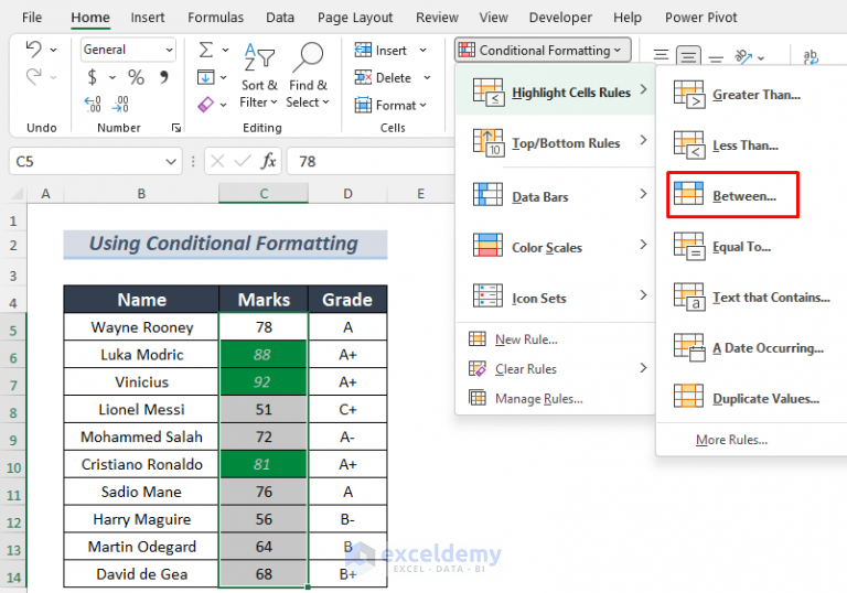 How to Color Code Cells in Excel (3 Efficient Methods)