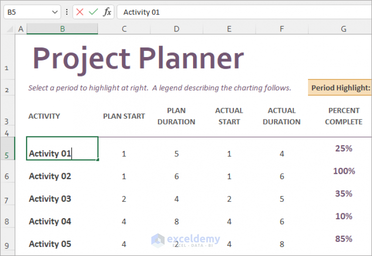 how-to-create-a-project-schedule-in-excel-with-easy-steps