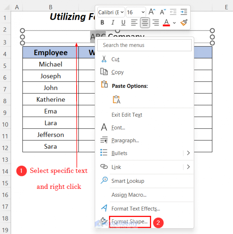 how-to-highlight-text-in-text-box-in-excel-3-handy-ways