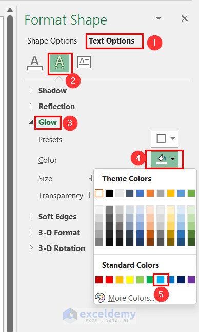 How To Highlight Text In Text Box In Excel 3 Handy Ways 