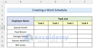 How To Make A Class Schedule On Excel (With Easy Steps)