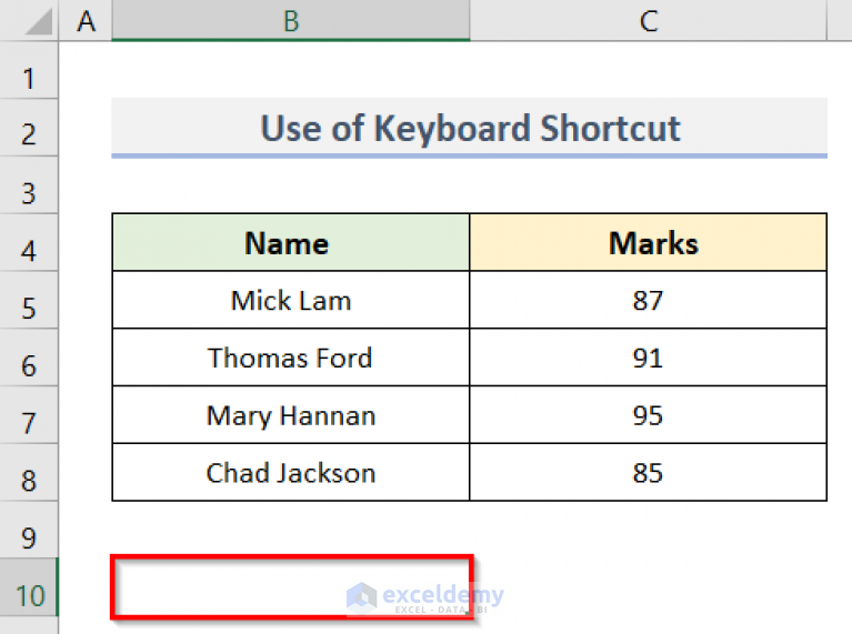 How To Select All Rows In Excel 6 Easy Ways ExcelDemy