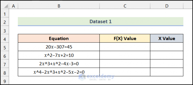 how-to-solve-for-x-in-excel-2-simple-ways-exceldemy