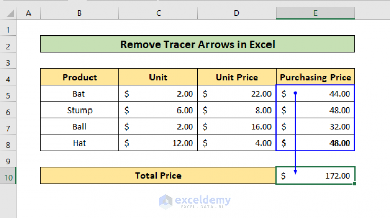 how-to-remove-tracer-arrows-in-excel-exceldemy