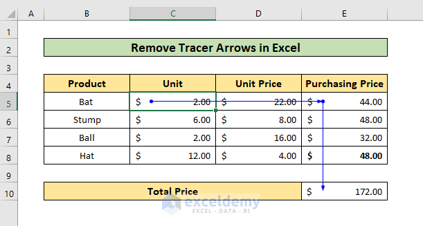 how-to-remove-tracer-arrows-in-excel-exceldemy