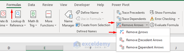 how-to-remove-tracer-arrows-in-excel-exceldemy