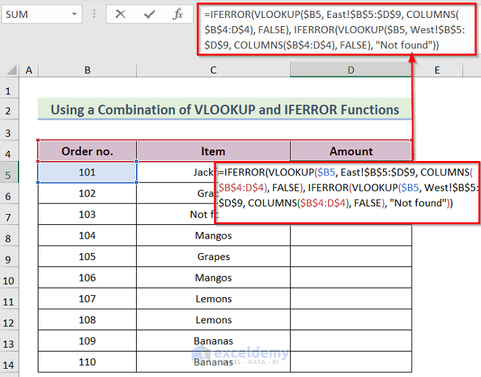 How To Get Values From Different Sheets In Excel