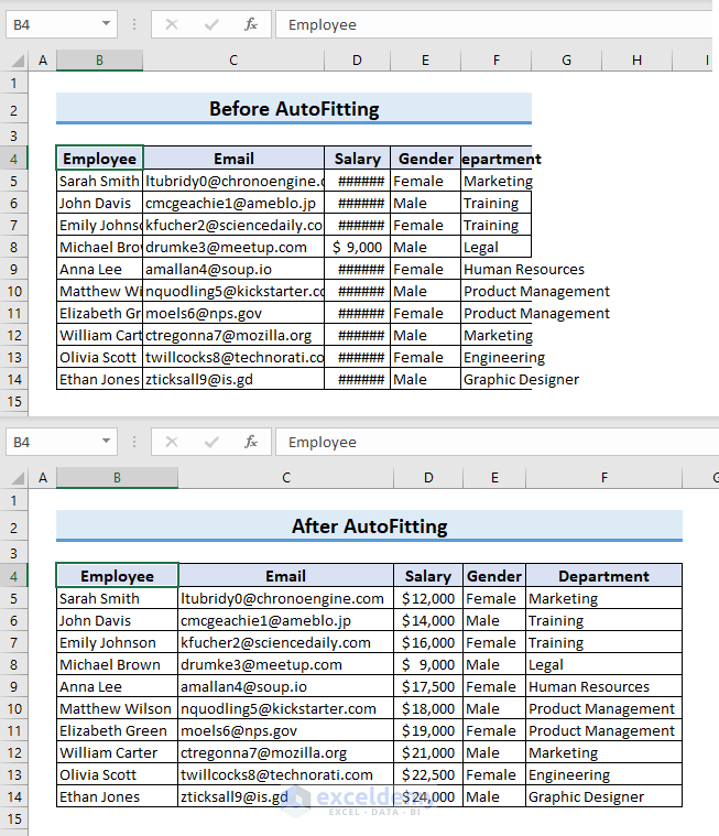 How To AutoFit All Columns In Excel 4 Effective Ways ExcelDemy