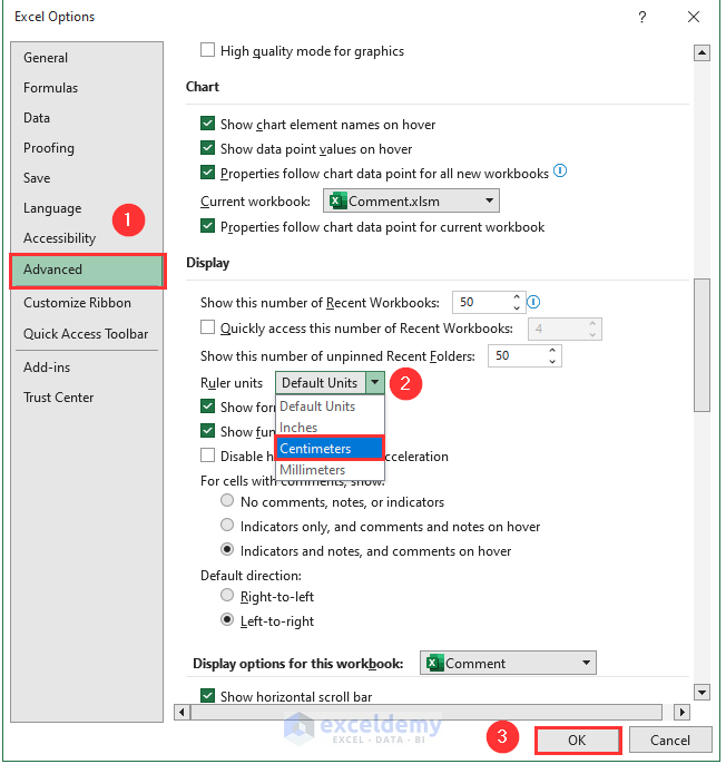 How To Set Excel Column Width To Cm Unit with Easy Steps 