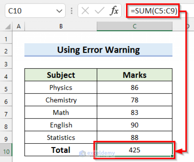 [Solved!] Excel AutoSum Is Not Working and Returns 0