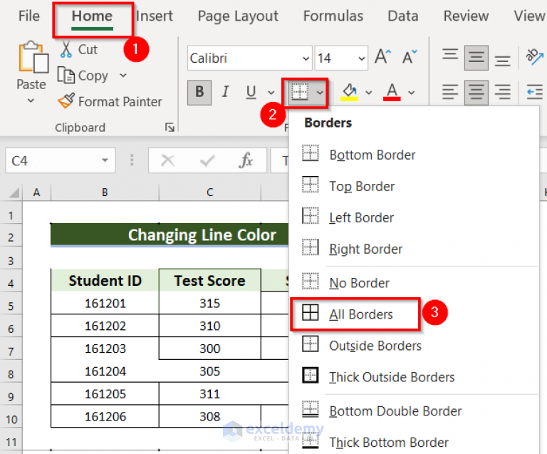 7 Border Not Showing In Excel 768x637 