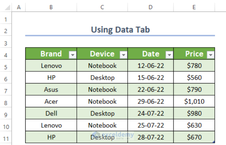 How To Convert XML To Excel Table (3 Easy Methods) - ExcelDemy