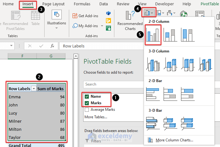 How To Add Average Line To Excel Chart with Easy Steps 