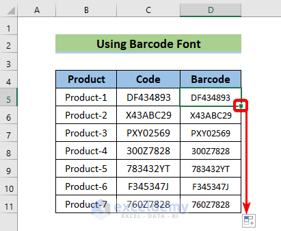 How to Convert Numbers to Barcode in Excel (3 Easy Ways)