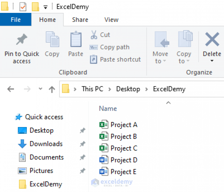 How To Copy Folder Names In Excel Printable Online 8454