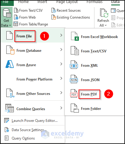 How to Copy and Paste from PDF to Excel (3 Examples)